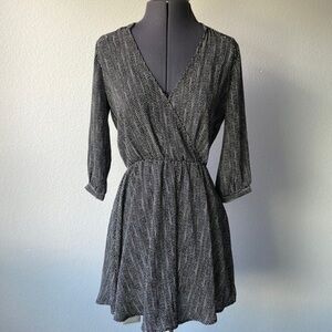 Lush dress extra small polkadot black and white